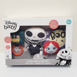 Disney Baby Nightmare Before Christmas Jack Skellington Gift Set Rattle Plush
